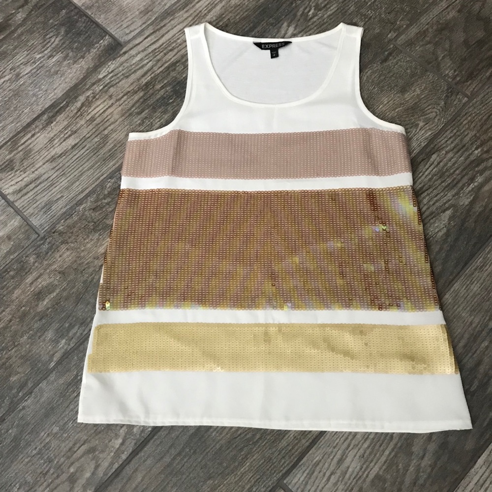 Sequin tank top